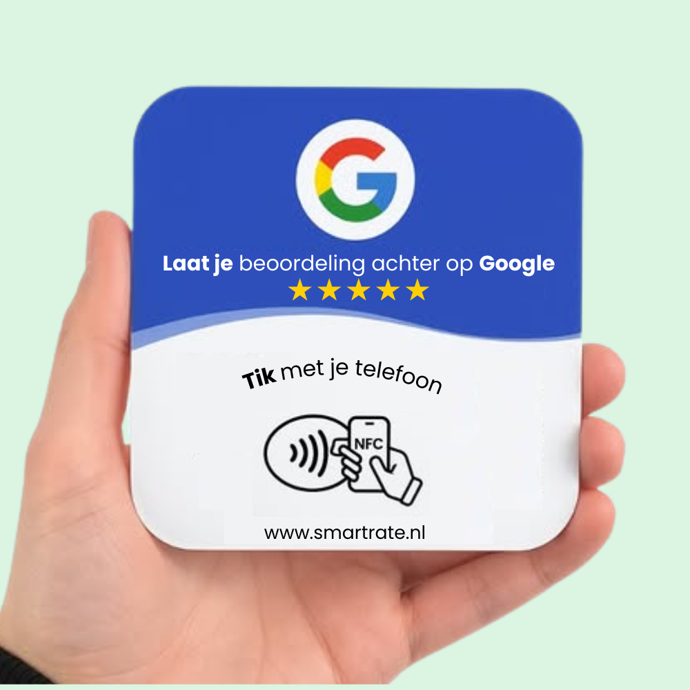 Smartrate® NFC Google review plate